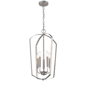 Millennium Lighting Ivey Lake 5 - Light Chandelier in  Satin Nickel - 1 of 2