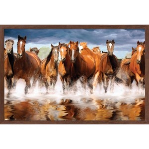 Trends International Horses Framed Wall Poster Prints - 1 of 4