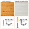 Unique Bargains 304 Stainless Steel Wall-Mounted Ceiling Hooks with Hardware for Hanging Plant - 4 of 4