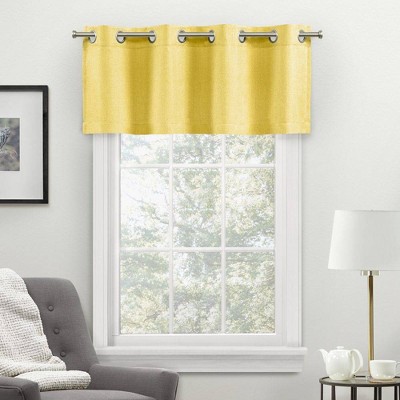 18"x54" Loha Light Filtering Window Valance Grommet - Exclusive Home