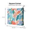 Peace Nest Solid Outdoor Patio Seat Cushion Set of 4 - 4 of 4