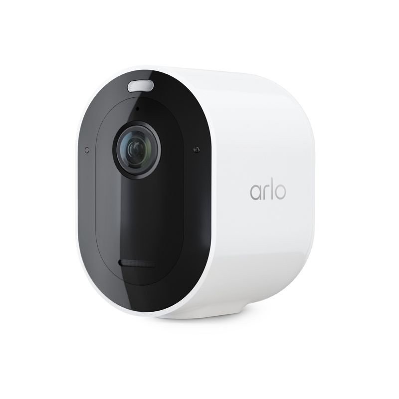 Arlo VMC4050P-100NAR Pro 4 Spotlight Camera Indoor/Outdoor 2K WiFi Security Camera with Color Night Vision White - Certified Refurbished, 1 of 9