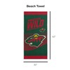 Sweet Home Collection NHL Minnesota Wild 30" x 60" Beach Towel - 3 of 3