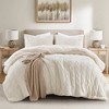 Aimee Waffle Knit  Comforter Set - 2 of 4