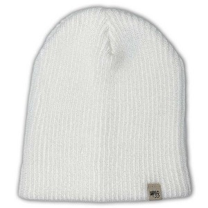 Minus33 Merino Wool Midweight - Everyday Rib Knit Beanie 100% Merino Wool Natural Cream - 1 of 4