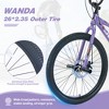 Gulches Bicycles Freestyle MTB - Purple 26-Inch Youth Bike with Shimano 7-Speed - 3 of 4