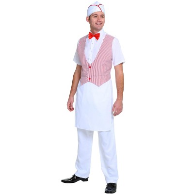 HalloweenCostumes.com 1950s Car Hop Costume for Men