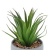 Unique Bargains Artificial Plants Plastic Green 3.54"x3.54"x5.91" 1 Pcs - 4 of 4