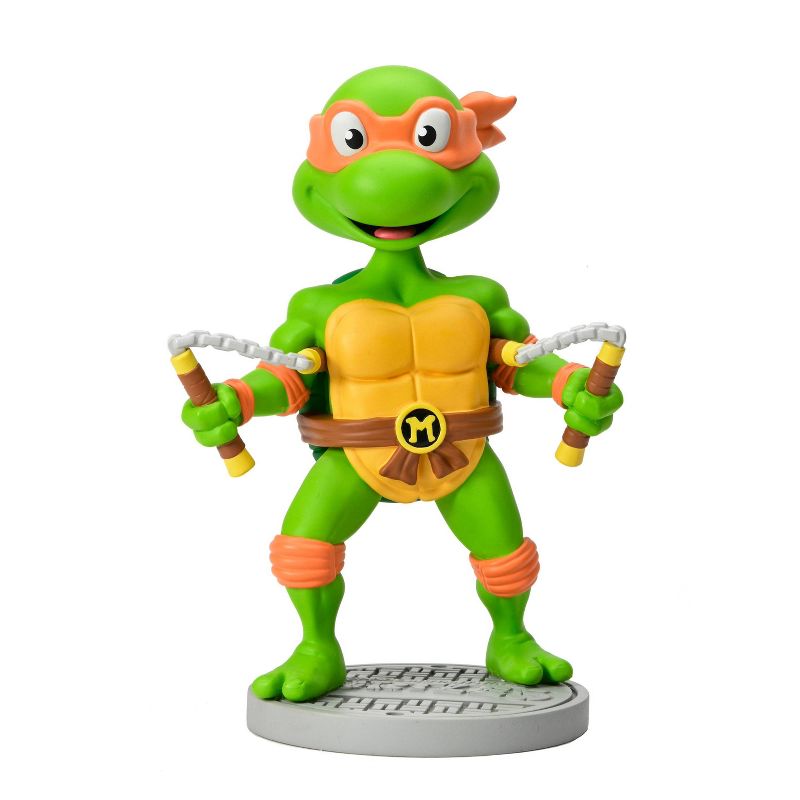 NECA Head Knockers Teenage Mutant Ninja Turtles Michelangelo Figure, 1 of 7