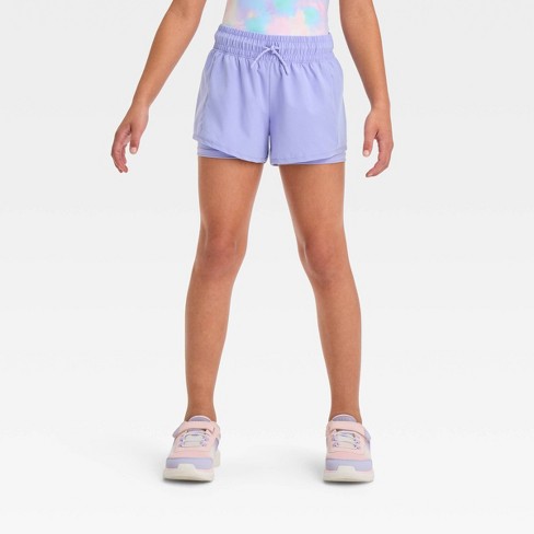 Girls' Gym Shorts - All In Motion™ Blue Xxl : Target