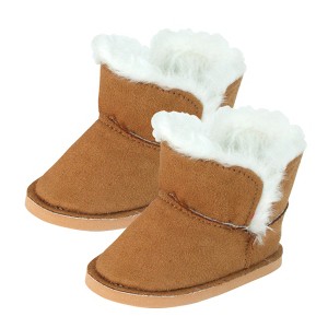 Sophia’s Faux Suede Ewe Boots with Fleece Lining for 18” Dolls - 1 of 4