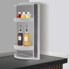 YIYIBYUS 3 Tier Desktop Rotating Storage Rack Cosmetic Storage Shelf - 2 of 4