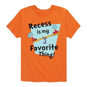 Boys' - Dr. Seuss - Recess Is My Favorite Thing Short Sleeve Graphic T-Shirt - 1 of 4