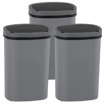 FDW 13 Gallon Trash Can Kitchen Trash Can with Motion Sensor Trash Bin For Home Kitchen Bathroom