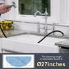 WOWOW Double Handle Bridge Kitchen Faucet with Side Sprayer - 2 of 4