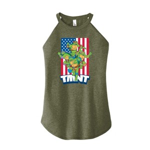 Women's - Teenage Mutant Ninja Turtles - USA Raphael Graphic High Neck Tank - 1 of 2