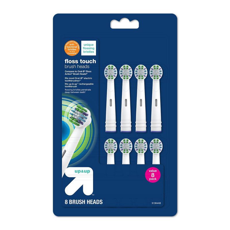 Floss Touch Replacement Brush Heads - up & up™, 1 of 8