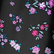 black floral