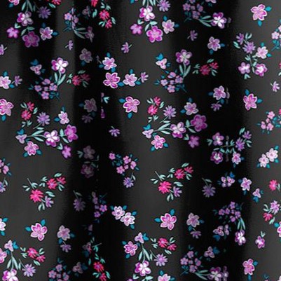 black floral