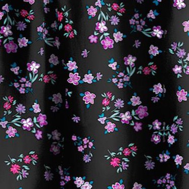 black floral