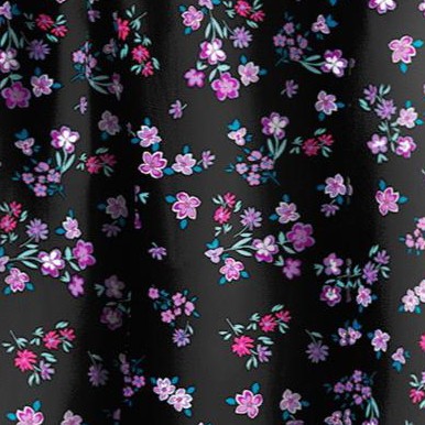 black floral