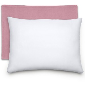 Toddler Pillow with Cotton Pillowcase, 13"x18", Kids Pillow for Sleeping by Comfy Cubs - 1 Pack - 1 of 4