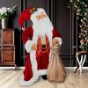 Kurt Adler 40-Inch Jacqueline Kent Traditional Santa With Bag - 3 of 4