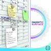 SCRIBBLEDO Quarterly Wall Calendar Magnetic Glass Dry Erase Board 34"x46" Large 3-Month Whiteboard Planner - 3 of 4