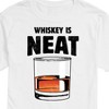 Men's - Instant Message - Whiskey is Neat Short Sleeve Graphic T-Shirt - 2 of 4