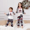 Family Matching Infant Chritsmas Pajamas: Letter Print PJS For Family  Baby Couples - 2 of 4