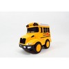 School Bus RC Toy Car For Kids With Steering Wheel Remote, Lights and Sounds - 2 of 4