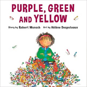 Purple, Green and Yellow (Annikin Miniature Edition) - by  Robert Munsch (Paperback) - 1 of 1