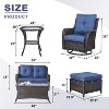 POCASSY 8 Piece Rattan Sofa Seating Group with Cushions - 4 of 4