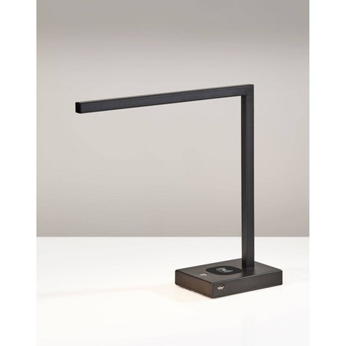 16 Aidan Adessocharge Desk Lamp (includes Led Light Bulb) Matte Black -  Adesso : Target