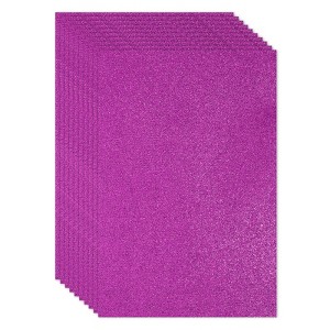 Unique Bargains EVA Shiny Powder DIY Craft Adhesive Foam Sheets 0.08" Thick 10 Pcs - 1 of 4