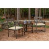 Casual Cushion Solid Sunbrella Fabric 2-Piece Indoor/Outdoor Seat Pad Cushion - 2 of 4