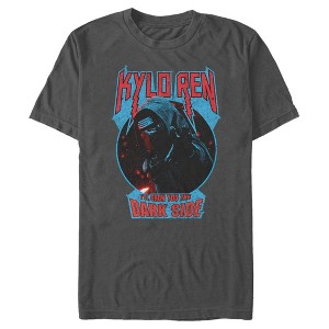 Men's Star Wars The Force Awakens Kylo Ren Show Dark Side T-Shirt - 1 of 4