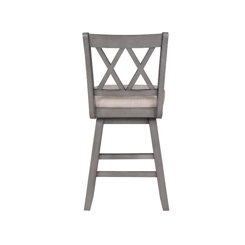 24" Brookline Xx Back Swivel Counter Stool - Home 2 Office, 3 of 9