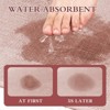 BAGOKIE Non-Slip Bath Mat Super Absorbent & Quick Dry Bathroom Rug - 4 of 4