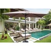 Gulches Mushroom 108-Inch x 72-Inch Rectangular Patio Umbrella with Crank and Tilt - 2 of 4