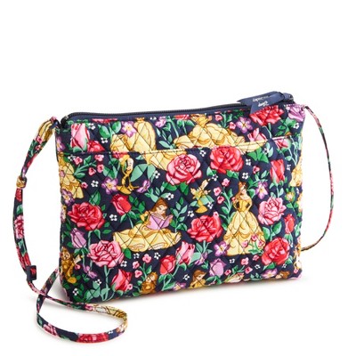 Vera Bradley Women's Disney Princesses Cotton Large Hipster Crossbody Bag Belle Rose Meadow — фото 2