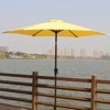 CAVINAS 9 FT Portable Beach Umbrella, Aluminum Frame Sun Shade, Outdoor Umbrellas for Backyard, Camping, Beach - 3 of 4