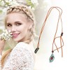 Unique Bargains Women's Leaf Braided Hair Chain 1 Pc - 4 of 4