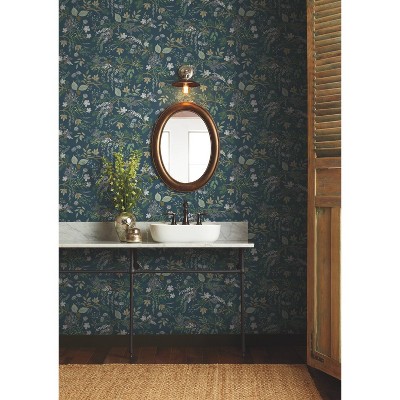 Rifle Paper Co. Juniper Forest Peel and Stick Wallpaper Evergreen