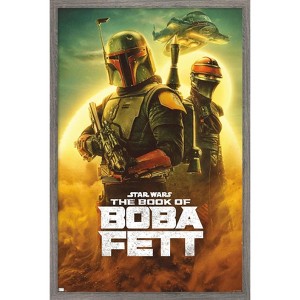 Trends International Star Wars: The Book of Boba Fett - Key Art Framed Wall Poster Prints - 1 of 4