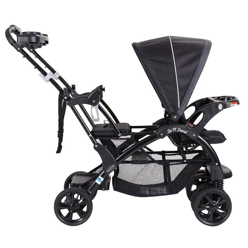 Baby Trend Double Sit N' Stand Toddler and Baby Stroller, Onyx | SS76072A, 3 of 6