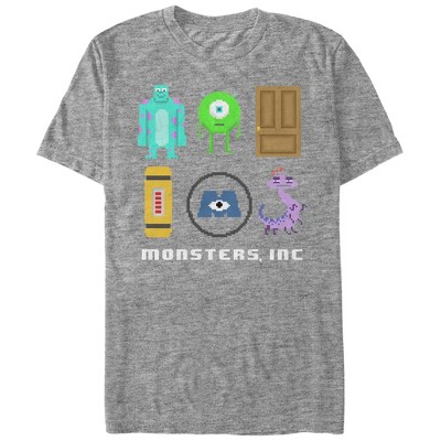 Men's Monsters Inc Pixel Scarers T-Shirt