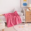 Flannel Fuzzy Toddler Blanket, Fluffy Warm and Lightweight Baby Plush Blanket - NTBAY - 4 of 4