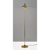 Adesso Kaden Floor Lamp Antique Brass: Pull Chain, Metal Shade, ETL Listed - 2 of 4