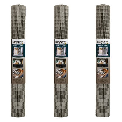 Duck EasyLiner Select Grip Non-Adhesive Shelf and Drawer Liner, Gray